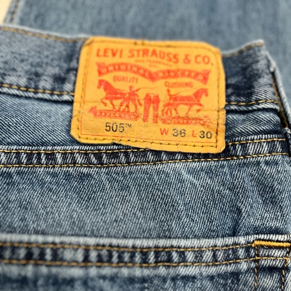 [W36L30]Levi’s 505 Men Straight Leg Jeans - Picture 8 of 8